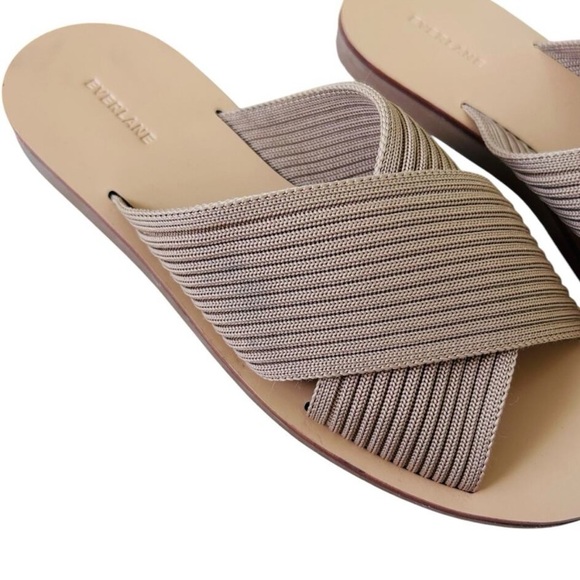 Everlane The Day Crossover Sandal Reknit Light Taupe - Picture 3 of 7